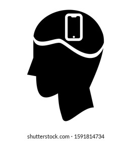 addiction icon isolated sign symbol vector illustration - high quality black style vector icons
