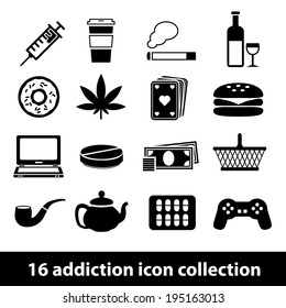 addiction icons