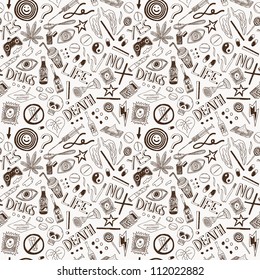 addiction seamless background