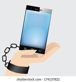 Addictive Smartphone, Prisoner User Phone, Social Network 