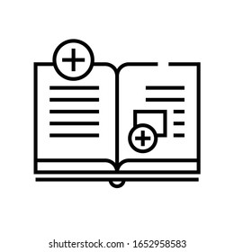 Adding components line icon, concept sign, outline vector illustration, linear symbol.