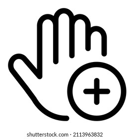 Adding a hand protection with a rubbing alcohol