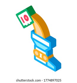 Adding Ingredient Icon Vector. Isometric Adding Ingredient sign. color isolated symbol illustration