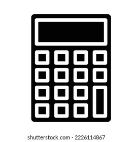 Adding machine Vector Icon which can easily modify or edit

