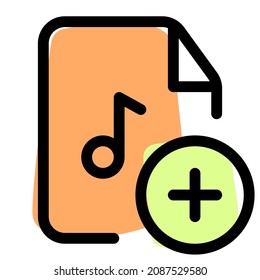 Hinzufügen der Musik in die Playlist-Datei