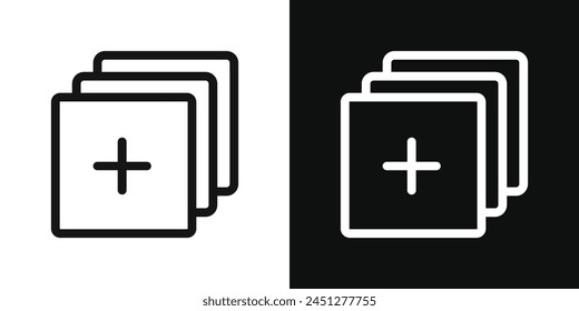 Adding New Applications and Apps Icons. Software Update and Plus Symbol.