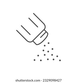 Adding salt line outline icon
