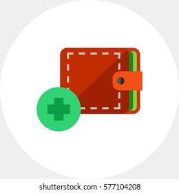 Adding Wallet Vector Icon