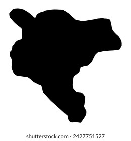 Addis Ababa map, administrative division of Ethiopia. Vector illustration.