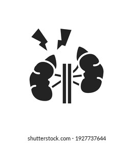 Addison's disease color line icon. Isolated vector element. Outline pictogram for web page, mobile app, promo