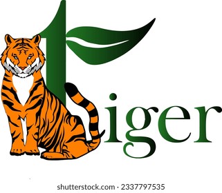 In addition to the illustration, the "Tiger" logo is accompanied by the word "Tiger" itself, presented in a unique typographic design. 