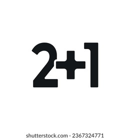 Addition. Math simple glyph icon. Vector solid isolated black illustration.