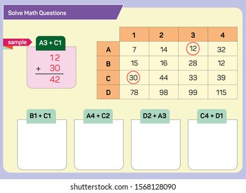 Addition in Mathematics - Processing with Coding- Iq Test - Vector