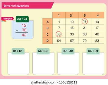 Addition in Mathematics - Processing with Coding- Iq Test - Vector