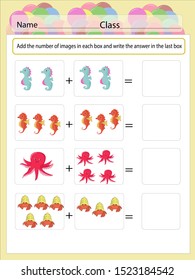 addition practice worksheet for kid