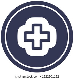 símbolo de símbolo de adición símbolo de icono circular