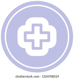 símbolo de símbolo de adición símbolo de icono circular