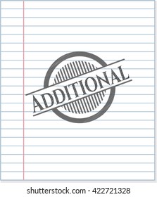 Additional draw with pencil effect
