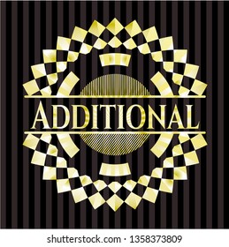 Additional gold badge or emblem