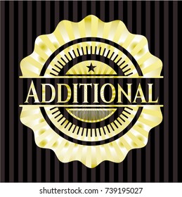 Additional gold emblem