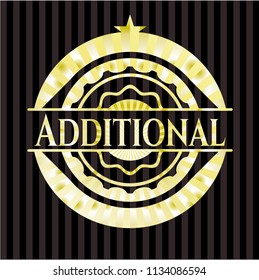Additional gold emblem or badge