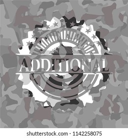Additional on grey camouflage texture