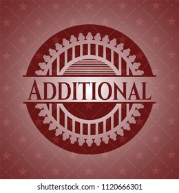 Additional realistic red emblem