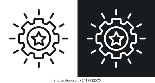 Additional skills icon designed in a line style on white background.