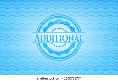 Additional water badge.