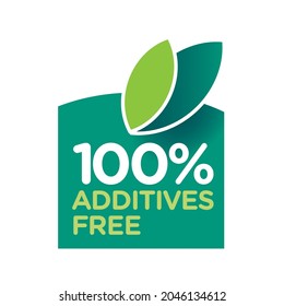 Additive free certified vector icon badge stamp