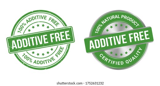 Additive free vector stamp and label