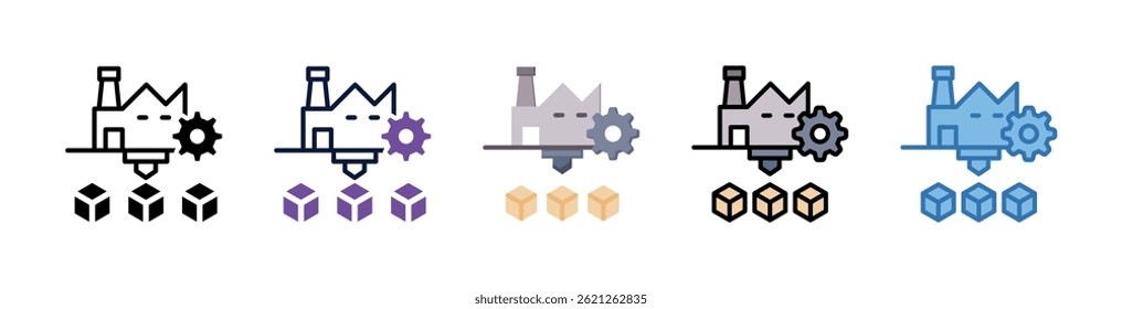 Elemento De Ícone Aditivo De Fabricação Para Design