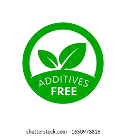 
Additives free icon product vector image