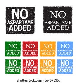 Additives free stamp vector collection