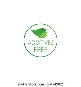 additives free  - vector illustration.