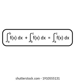 additivity rule for definite integrals