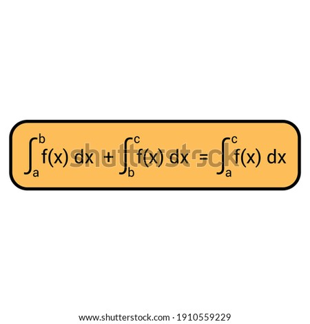 additivity rule for definite integrals