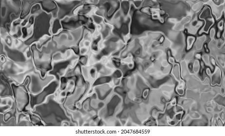 Add-on Black and White Design embedded with liquid chrome effects