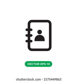 addres book icon vector design concept