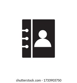 Addres Book Icon Vector Illustration
