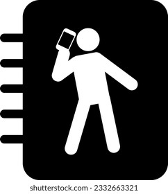 address book call contact list contacts notebook 133