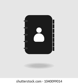 Address book icon , contacts icon. Vector