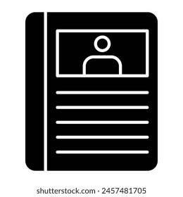 Address Book Icon Design For Personal And Commercial Use