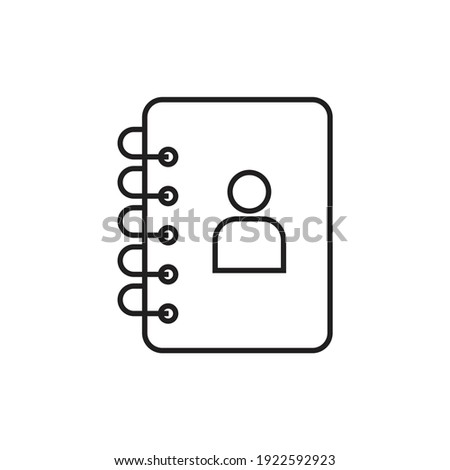 Address book icon design. vector illustration