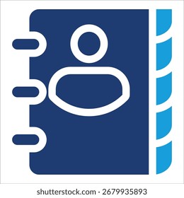 Elemento Ícone Do Catálogo De Endereços Para Design