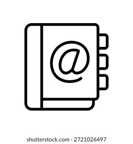Adressbuchsymbol, Linien-Vektorgrafiken