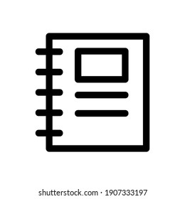 address book icon or logo isolated sign symbol vector illustration - high quality black style vector icons
