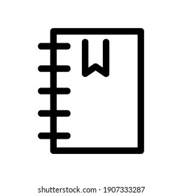 address book icon or logo isolated sign symbol vector illustration - high quality black style vector icons
