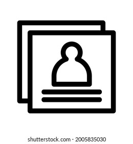 icono de libreta de direcciones o logotipo símbolo de señas aislado ilustración vectorial - iconos vectoriales de estilo negro de alta calidad
