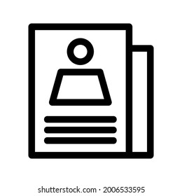 address book icon or logo isolated sign symbol vector illustration - high quality black style vector icons
